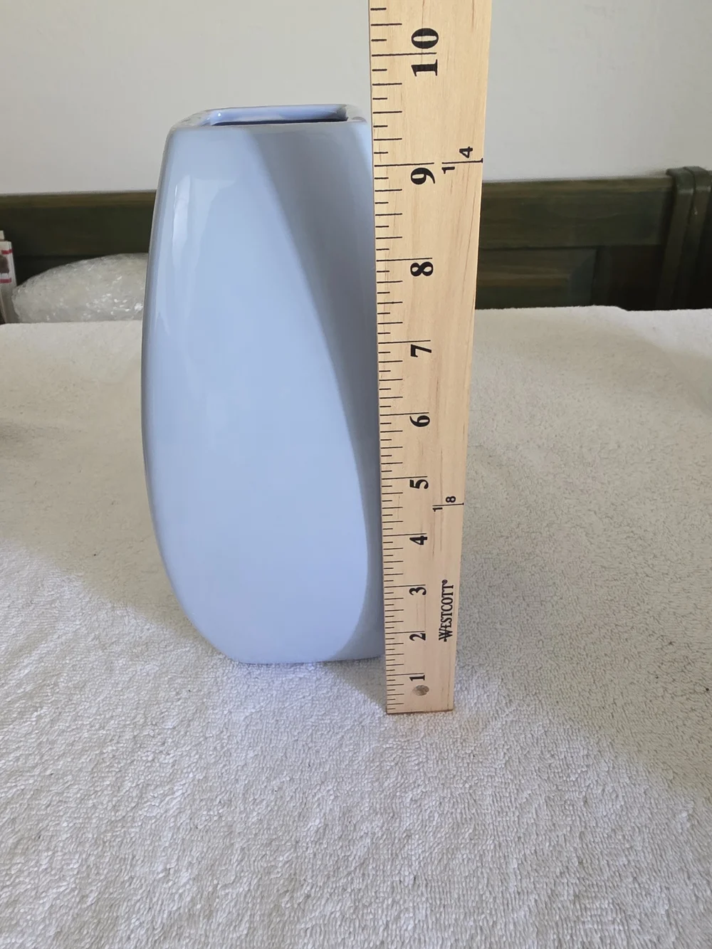 Minimalist Powder Blue Ceramic Vase Set (3 Pieces) - Pastel Home Decor Trio